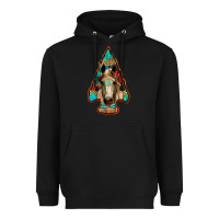 Black arrowhead horse Heavyweight Hoodie - RanaPortraitStore