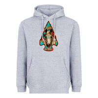 Heather Grey arrowhead horse Heavyweight Hoodie - RanaPortraitStore
