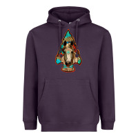 Plum arrowhead horse Heavyweight Hoodie - RanaPortraitStore