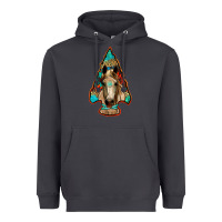 Smoke arrowhead horse Heavyweight Hoodie - RanaPortraitStore