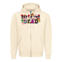 Sandshell day of the dead Zipper Hoodie - texasbilliewilder