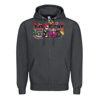 Smoke day of the dead Zipper Hoodie - texasbilliewilder