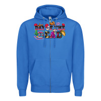 True Royal day of the dead Zipper Hoodie - texasbilliewilder
