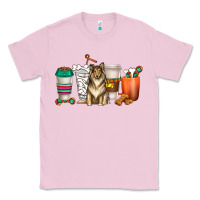 Bubblegum Pink collie dog coffee cups Classic Tee - texasbilliewilder