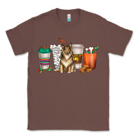 Chestnut collie dog coffee cups Classic Tee - texasbilliewilder