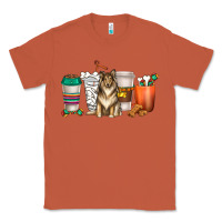 Copper collie dog coffee cups Classic Tee - texasbilliewilder