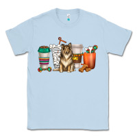 Dusty Blue collie dog coffee cups Classic Tee - texasbilliewilder