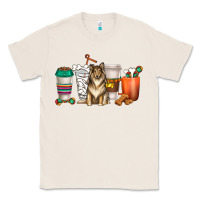 Natural collie dog coffee cups Classic Tee - texasbilliewilder