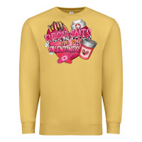 Antique Gold my residents are my valentine Premium Sweatshirt - RacoonDesign