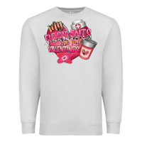 Dove Grey my residents are my valentine Premium Sweatshirt - RacoonDesign