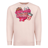 Pale Pink my residents are my valentine Premium Sweatshirt - RacoonDesign
