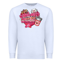 White my residents are my valentine Premium Sweatshirt - RacoonDesign