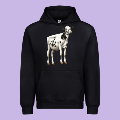 Holstein Heifer Urban Hoodie Designed By Lillyallendesigns