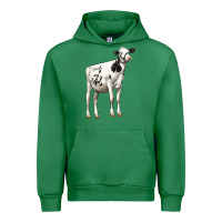 Emerald Holstein Heifer Urban Hoodie - LillyAllenDesigns