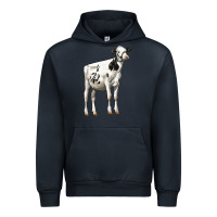 Navy Holstein Heifer Urban Hoodie - LillyAllenDesigns