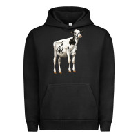 Pigment Black Holstein Heifer Urban Hoodie - LillyAllenDesigns