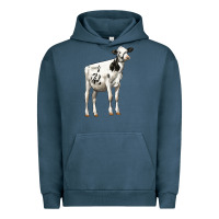 Pigment Midnight Navy Holstein Heifer Urban Hoodie - LillyAllenDesigns