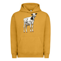 Pigment Peanut Butter Holstein Heifer Urban Hoodie - LillyAllenDesigns