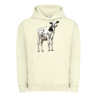 Pigment Pistachio Holstein Heifer Urban Hoodie - LillyAllenDesigns