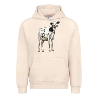 Sandshell Holstein Heifer Urban Hoodie - LillyAllenDesigns
