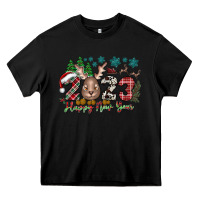 Black 2023 Happy New Year Heavy Core Tee - CowhideDigitalArt
