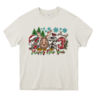 Cream 2023 Happy New Year Heavy Core Tee - CowhideDigitalArt
