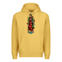 Antique Gold our lady of Guadalupe Christmas Premium Hoodie - Jasminsmagicworld