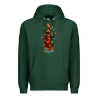 Sports Green our lady of Guadalupe Christmas Premium Hoodie - Jasminsmagicworld