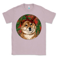 Lilac Shiba Inu Christmas Classic Tee - RanaPortraitStore
