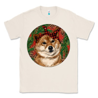 Natural Shiba Inu Christmas Classic Tee - RanaPortraitStore