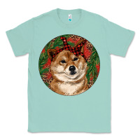 Seafoam Shiba Inu Christmas Classic Tee - RanaPortraitStore
