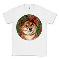 White Shiba Inu Christmas Classic Tee - RanaPortraitStore