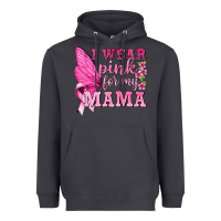Smoke I Wear Pink For My Mama with Butterfly Heavyweight Hoodie - texasbilliewilder