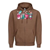 Chestnut dentist coffee cups Zipper Hoodie - texasbilliewilder