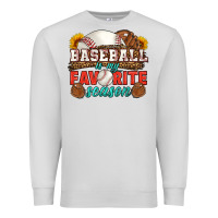 Dove Grey baseball is my favorite season Premium Sweatshirt - HRA Design Shop