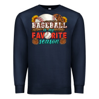 Navy baseball is my favorite season Premium Sweatshirt - HRA Design Shop