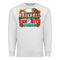 Oatmeal Heather baseball is my favorite season Premium Sweatshirt - HRA Design Shop