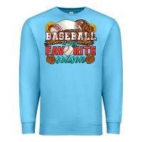 Ocean Blue baseball is my favorite season Premium Sweatshirt - HRA Design Shop