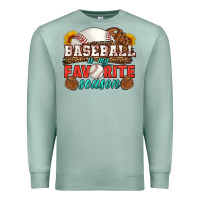 Baseball Is My Favorite Season Premium Sweatshirt | Teevron