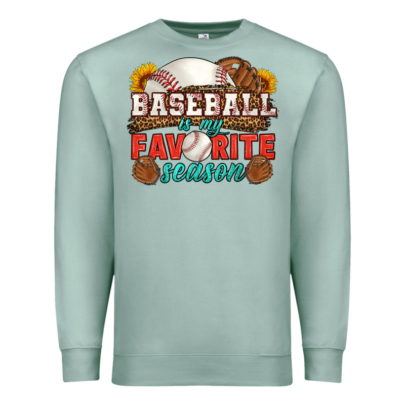 Baseball Is My Favorite Season Premium Sweatshirt by HRA Design Shop | Teevron
