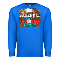 True Royal baseball is my favorite season Premium Sweatshirt - HRA Design Shop