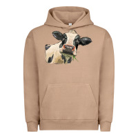 Pigment Burro holstein heifer face Urban Hoodie - LillyAllenDesigns