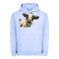 Pigment Grape Ice holstein heifer face Urban Hoodie - LillyAllenDesigns
