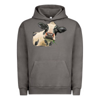 Pigment Tornado holstein heifer face Urban Hoodie - LillyAllenDesigns