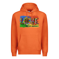 Carrot sunflower love autism awareness Premium Hoodie - BarkalooDesign