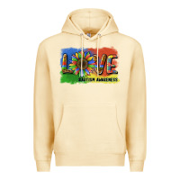 Pina Colada sunflower love autism awareness Premium Hoodie - BarkalooDesign