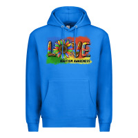 True Royal sunflower love autism awareness Premium Hoodie - BarkalooDesign