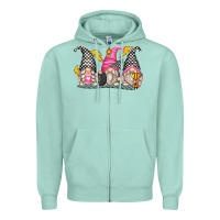 Seafoam race gnomes Zipper Hoodie - Zillion Design Studio