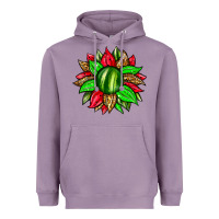 Lavender watermelon sunflower Heavyweight Hoodie - Zillion Design Studio