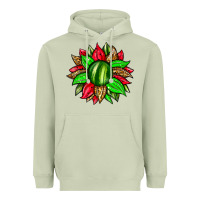 Matcha watermelon sunflower Heavyweight Hoodie - Zillion Design Studio
